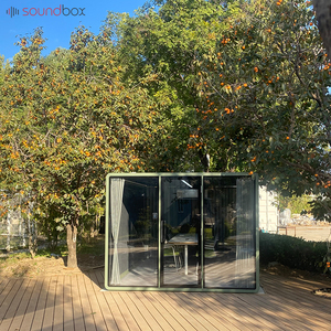 Cabine modulaire préfabriquée d'extérieur, grande, insonorisée, démontable, pour jardin, cour, bureau à domicile - Product Image 1