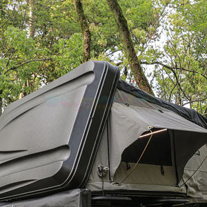 Tente de toit rigide pliable pour 4 personnes, imperméable, pour l'extérieur, pour l'été, pour camping en 4x4 tout-terrain - Product Image 2