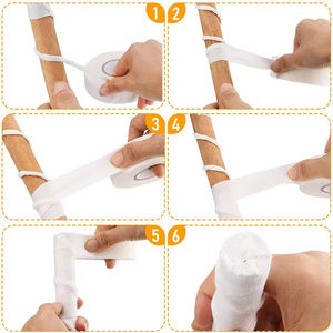 Cinta de Hockey Multiusos, Cinta de Tela para Proteger la Hoja y el Mango del Palo de Hockey sobre Hielo y Patines - Product Image 5