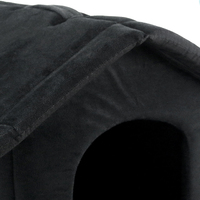 Yommy Pet Villa M Quadrate 48x40x38cm Fleece Solid Binnenhuisdierhuisje voor Hond en Kat, Warm, Simpele Stijl, Medium, Alle Seizoenen, Geen Montage Nodig