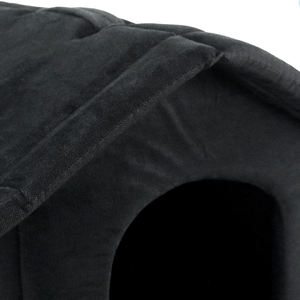 Maison pour animaux Yommy M 48x40x38cm en polaire, lit pour chien et chat d'intérieur, style simple et chaud - Product Image 6
