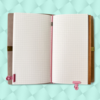 Agenda en cuir avec logo gravé personnalisé, couverture souple, journal de voyage