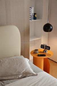 Mới Nhất Thiết Kế Giường Da Nền Tảng Bọc Vua Kích Thước Giường Gỗ Khung Hiện Đại Giường Sang Trọng Bedroomsets - Product Image 5