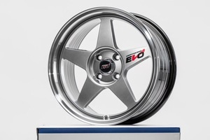 <strong>Spin</strong>-Pressed Wide Rim Front/Rear Electroplated Silver Edges Highly Polished Modified Burst Turtle Pattern Five-Spoke Wheel <strong>Hubs</strong> - Product Image 3
