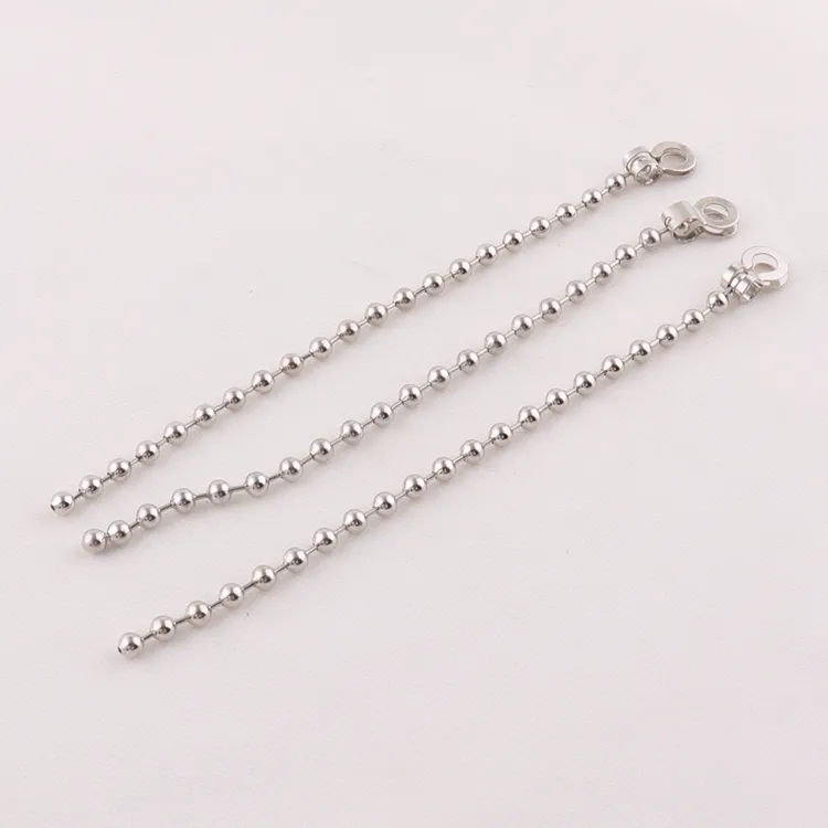 factory wholesale 3.0mm metal jewelry decorative bead ball chain for promotional gifts