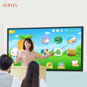 55/65/75/86/100 Inch Touch Screen Interactive Board Lcd Display Meeting Room Education Classroom Smart Interactive Whiteboard