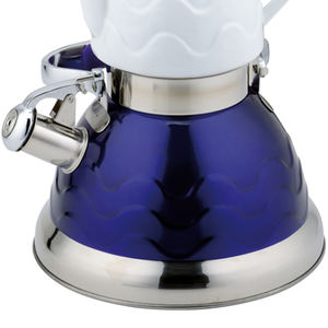 Pot supérieur en acier inoxydable et émail, porcelaine rose, Samovar <span class=keywords><strong>russe</strong></span> - Product Image 4