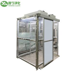 YANING modüler PVC vinil yumuşak duvar temiz oda muhafaza kabin taşınabilir prefabrik temiz kabin temiz oda - Product Image 3