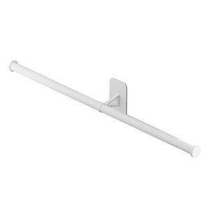 Tendedero de pared con barra única rectangular y ganchos multifuncionales para uso doméstico - Product Image 2