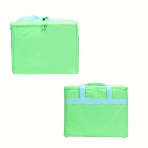 Bolsa Térmica Portátil para Picnic de 46 cm, Verde, Tela No Tejida, Diseño Minimalista, Uso en Todas las Estaciones, Bolsa para Entrega de Comida - Product Image 2