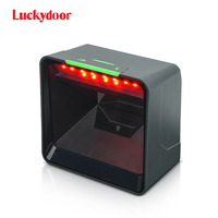 Luckydoor 2d dessktop二维码扫描仪全向码条形码阅读器pdf有线usb条形码扫描仪