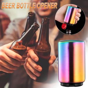 Abridor de Botellas de Cerveza Automático de Acero Inoxidable y Plástico Ecológico, Sin Daños, Divertido, Herramienta para Bartender, Descapacitador a Presión, Color Personalizado - Product Image 3