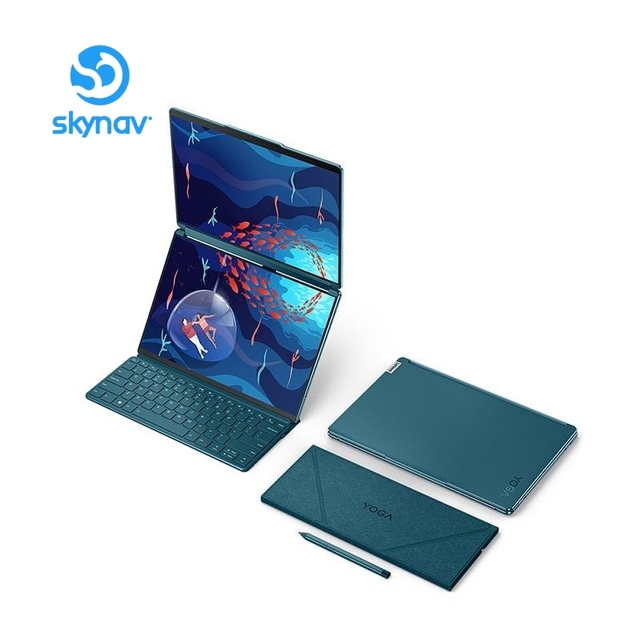 Original New YOGA Book 9i 2023 Core I7-1355U Evo Platform 16GB LPDDR5X 1TB 13.3-Inch 2.8K OLED Dual-Screen Notebook