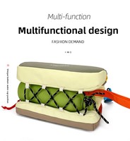 Sac à main urbain en nylon color-block, nouvelle collection 2026, grande capacité, tendance, pour filles, sac de maquillage et de téléphone, bandoulière unique, fermeture éclair