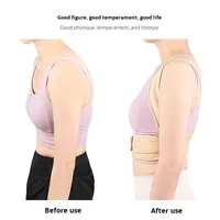Correcteur de posture pour le haut du dos pour femmes, correcteur de posture invisible pour le dos, soutien supérieur, redresseur
