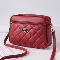 2024 mode à la mode femmes PU rhomboïde sac à bandoulière tout match petit sac à bandoulière carré chaîne unique décoration étanche