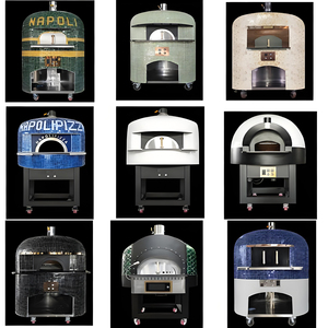 Four à pizza italien commercial de style napolitain, four à pizza au bois pour restaurant, boulangerie, extérieur, prix d'usine, personnalisable - Product Image 4