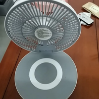 Mini ventilador de refrigeración portátil eléctrico recargable para coche/panel solar con luces LED para uso en la mesa del hogar