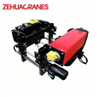 Palans électriques à câble européen à faible hauteur de levage de 5 tonnes avec moteur à double vitesse, palans Euro 3t 7t 10t pour grue