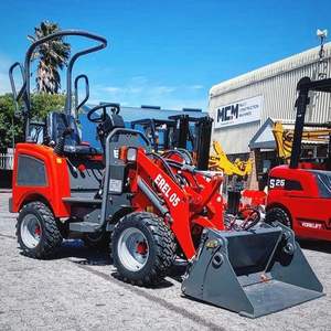 Китайский Everun новый дизайн EREL05 0.<span class=keywords><strong>5ton</strong></span> Электрический многофункциональный ковш небольшой мини-колесный погрузчик - Product Image 6