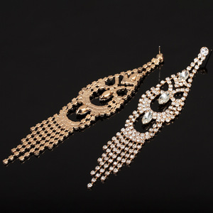 Boucles d'oreilles tendance E444, clous d'oreilles de mariée, accessoires de commerce extérieur - Product Image 5
