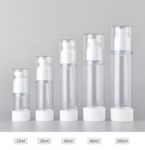 Cosmetic Packing Skincare Premium <b>Dispensing</b> 15ml 30ml 50ml 80ml 100ml AS Vacuum Airless <b>Pump</b> Lotion Plastic <b>Bottle</b> - Product Image 4