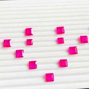 Corindón Rosa Rubí Cojín Forma Corte Piedra preciosa suelta 20 piezas para la fabricación de joyas - Product Image 3