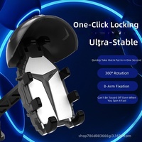 Support de téléphone en plastique pour vélo, fixation antichoc pour casque de vélo électrique avec pare-soleil de type pieuvre