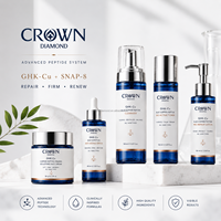 Set Perawatan Kulit Copper Peptide GHK-Cu SNAP 8: Pembersih, Toner, Serum, Lotion, Krim, Perawatan Wajah, Mengencangkan, Melembapkan, Rangkaian Perawatan Kecantikan