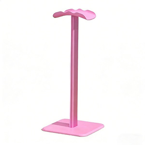 Support pour casque ITLY en aluminium, design ondulé, fixation sur bureau pour casques supra-auriculaires - Product Image 3