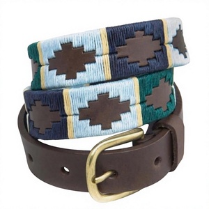 Ceinture tendance unisexe en cuir de vachette véritable, style vintage, avec boucle ardillon, design western, écologique et de haute qualité, création exclusive - Product Image 3