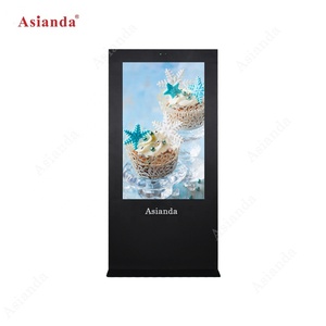 55 Inch Trạm Xe Buýt Không Thấm Nước 2500 Nits Màn Hình Quảng Cáo Lcd Màn Hình Ngoài Trời Xe Buýt Nơi Trú Ẩn LCD <span class=keywords><strong>Totem</strong></span> Hiển Thị - Product Image 2