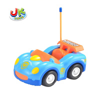 Coche de Policía de Control Remoto de 2 Canales, Juguete de Coche de Control Remoto con Luces Musicales y Volante para Niños Pequeños