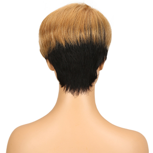Peluca de corte Pixie, cabello humano, cierre de encaje sin pegamento, cabello humano precortado, pelucas cortas de Pixie prearrancadas con pelucas de cabello de bebé para <span class=keywords><strong>mujer</strong></span> - Product Image 3