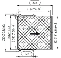 Filtro Antiparticolato Diesel (DPF) 21415912 per Volvo D13, 22810502 per MP8 MP10, 21212426 - VENDITA CALDA