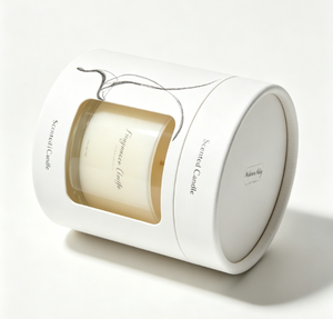 Boîte cadeau cylindrique en carton, tube en papier, impression personnalisée, design sur mesure pour emballage de bougies parfumées et de parfums - Product Image 5
