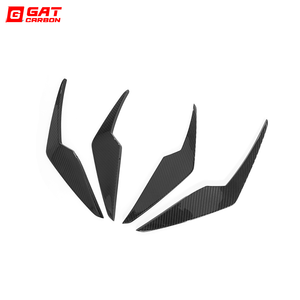 Para <span class=keywords><strong>BMW</strong></span> <span class=keywords><strong>M3</strong></span> G80 G81 M4 G82 G83 2021 + nueva fibra de carbono estilo CF parachoques delantero alas laterales Canard Winglet <span class=keywords><strong>aletas</strong></span> Real fibra de carbono Real - Product Image 3