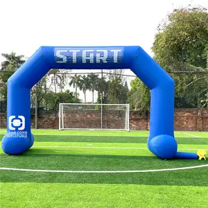 20FT Race Star and Finish Inflatable Arch Sport Events Inflatable Finish Line Arch Gate Inflatable Balloon Arches