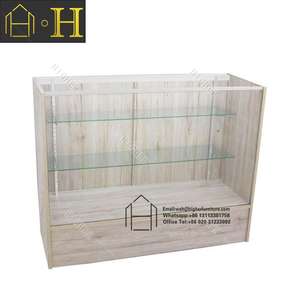 Holesale-vitrina de cristal con marco de aluminio con luces LED, escaparate de cristal de diseño para el hogar y sala de estar - Product Image 2