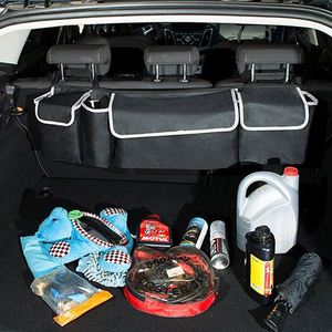 Organizador de Maletero de Coche de Tela Oxford 2025, Caja de Almacenamiento para Auto de Gran Capacidad, Bolsillos Prácticos para Comestibles, Plegable para el Asiento Trasero - Product Image 3