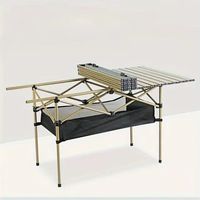 Mobilier d'extérieur Table de camping pliante et portable en aluminium pliable Table de pique-nique et de camping pliable pour barbecue Table de camping pliable pour œufs