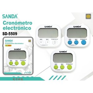 Sanda Electronic Stopwatch SD 5509 Digital <b>Timer</b> For Kitchen Sports Timing - Product Image 1