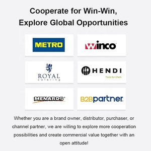 หม้อตุ๋นสำหรับร้านอาหาร ทรงเตี้ยกว้าง กระจายความร้อนสม่ำเสมอ เชื่อมไร้รอยต่อ ใช้ได้กับเตาแม่เหล็กไฟฟ้าและเตาแก๊ส - Product Image 5