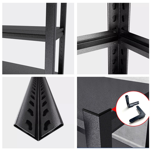 Rayonnage résistant en acier en métal de stockage commercial Offre Spéciale réglable Boltless pour l'entrepôt <span class=keywords><strong>Garage</strong></span> empilant des étagères et des supports - Product Image 2