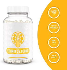 แคปซูลวิตามินซี 2000 มก. ปราศจากน้ำตาล สารต้านอนุมูลอิสระ บำรุงสุขภาพหัวใจ เสริมสร้างภูมิคุ้มกัน - Product Image 2