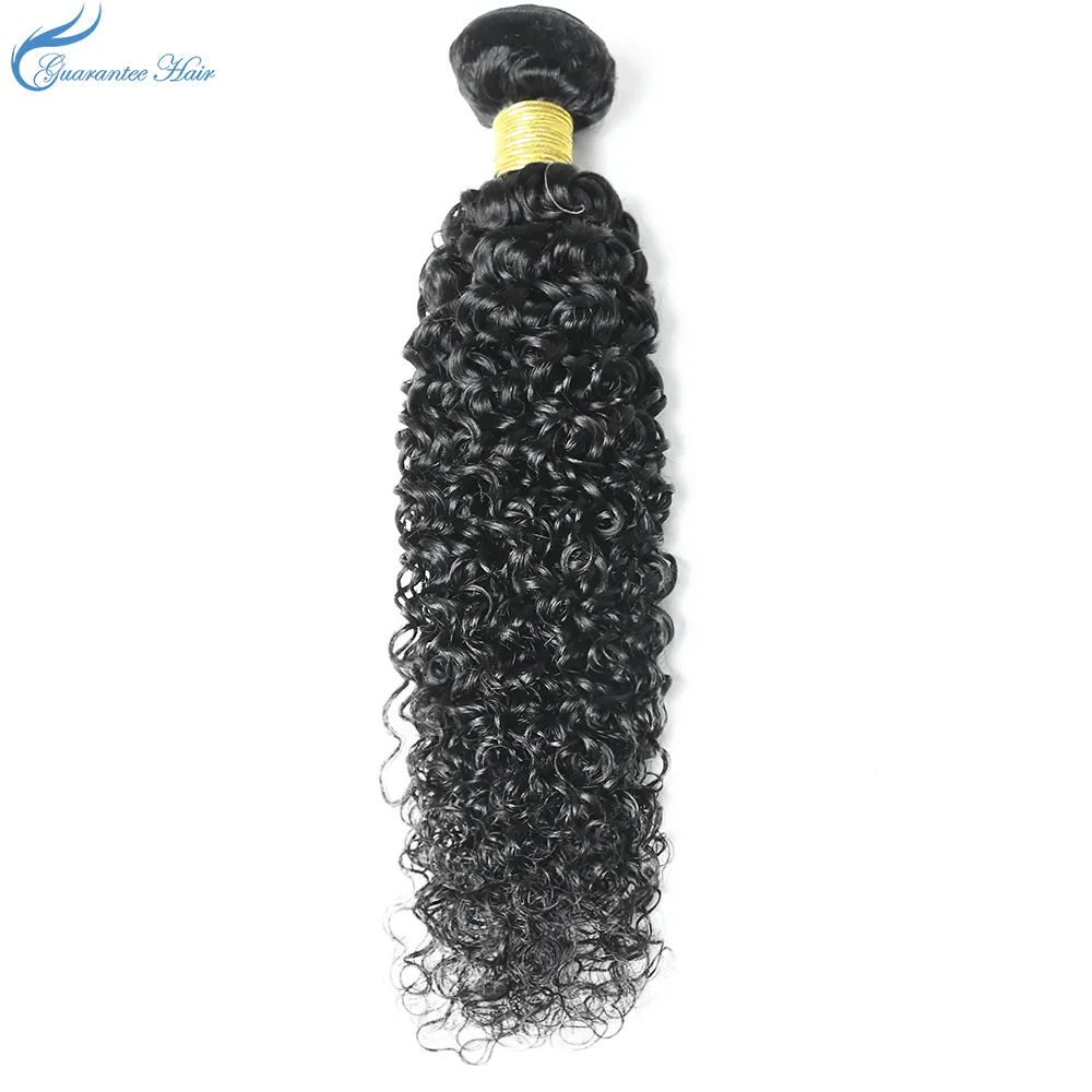 Guarantee hair 100% human Peruvian hair kinky curly good quality natural color bundle cheap human hair extension