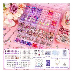 Wholesale Bulk Charm Bracelet Making Kit DIY Jewelry Supplies with Stainless Steel <b>Beads</b> and Fashion Accessories - Product Image 5