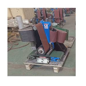 Piccola Mini cintura di sabbia da tavolo in acciaio inossidabile metallo lamiera di alluminio sbavatura lucidatura lucidatrice lucidatrice - Product Image 4