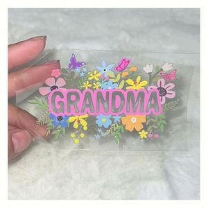 Custom Heat Press Flower Stickers UV DTF Print t Shirt Clothing Heat Transfer Fabric Dtf Transfers Designs Ready to Press - Product Image 1