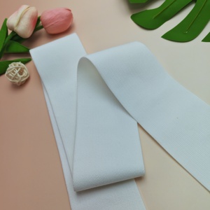 Sangle élastique en nylon jacquard 64 mm, conception OEM, personnalisée, pour ceinture de boxer et sous-vêtements, couleur unie - Product Image 2